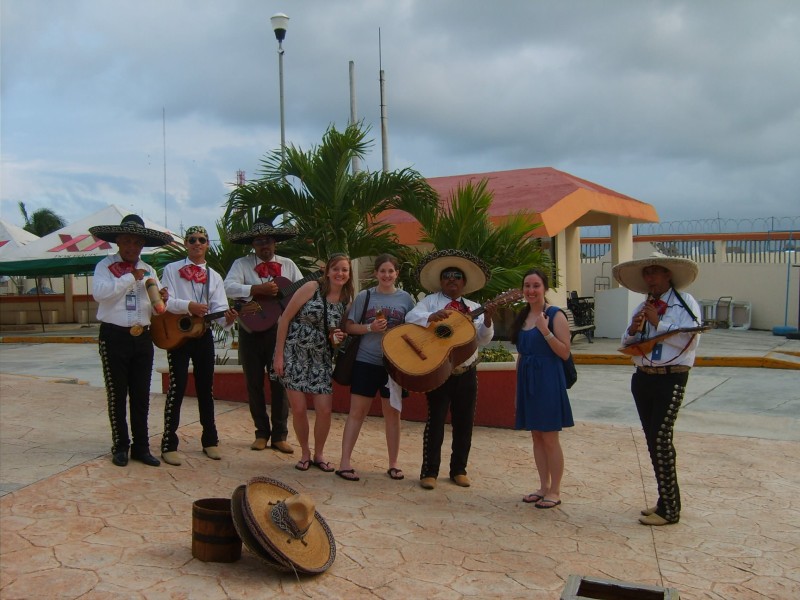 The Mariachi Band at the Cozumel Cruise Port